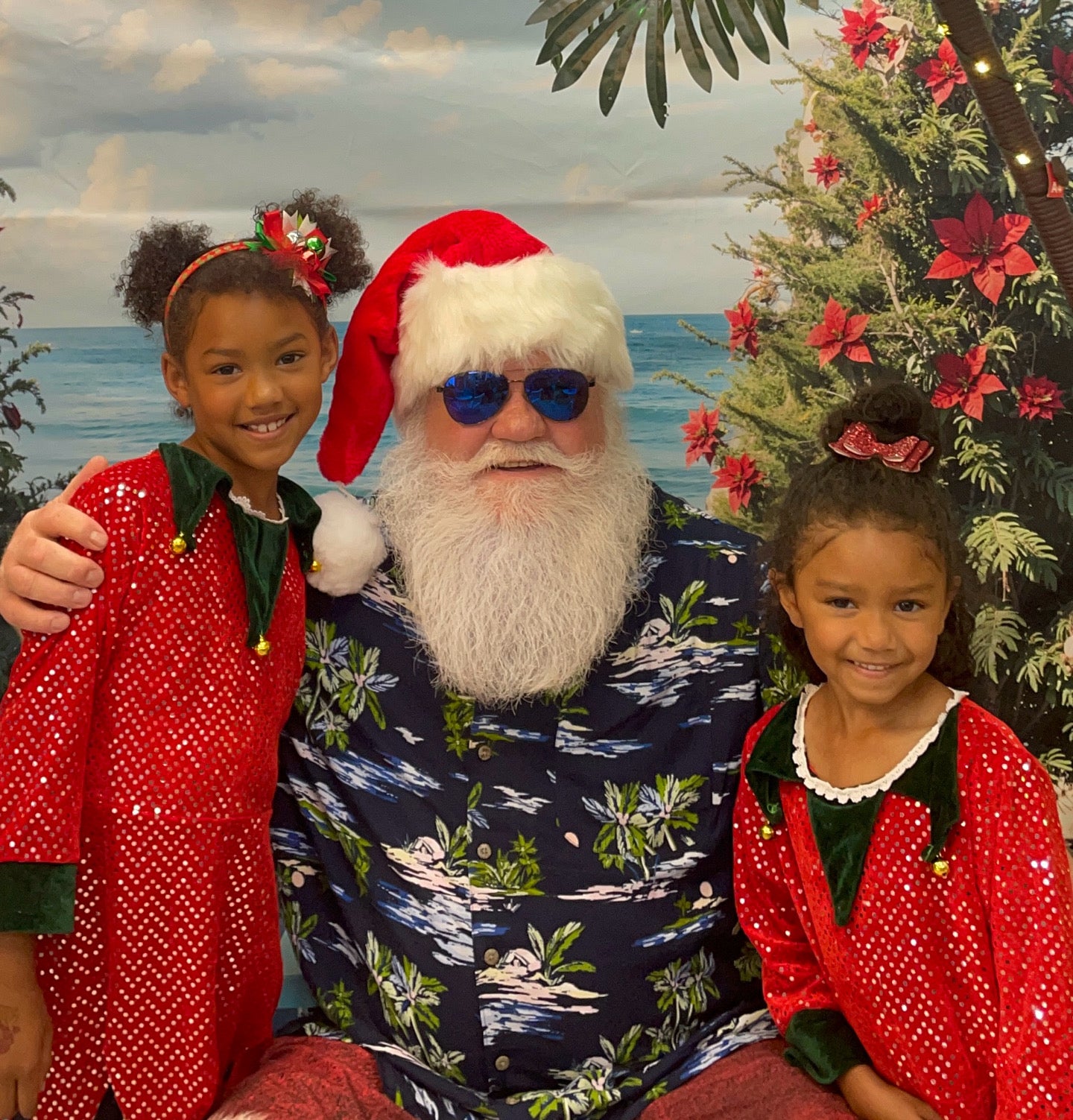 Christmas in July Santa Portrait Session